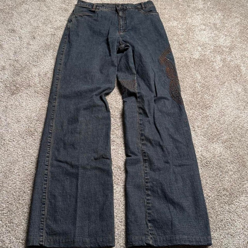 MUD WASH RHINESTONE BOOTCUT DENIM
